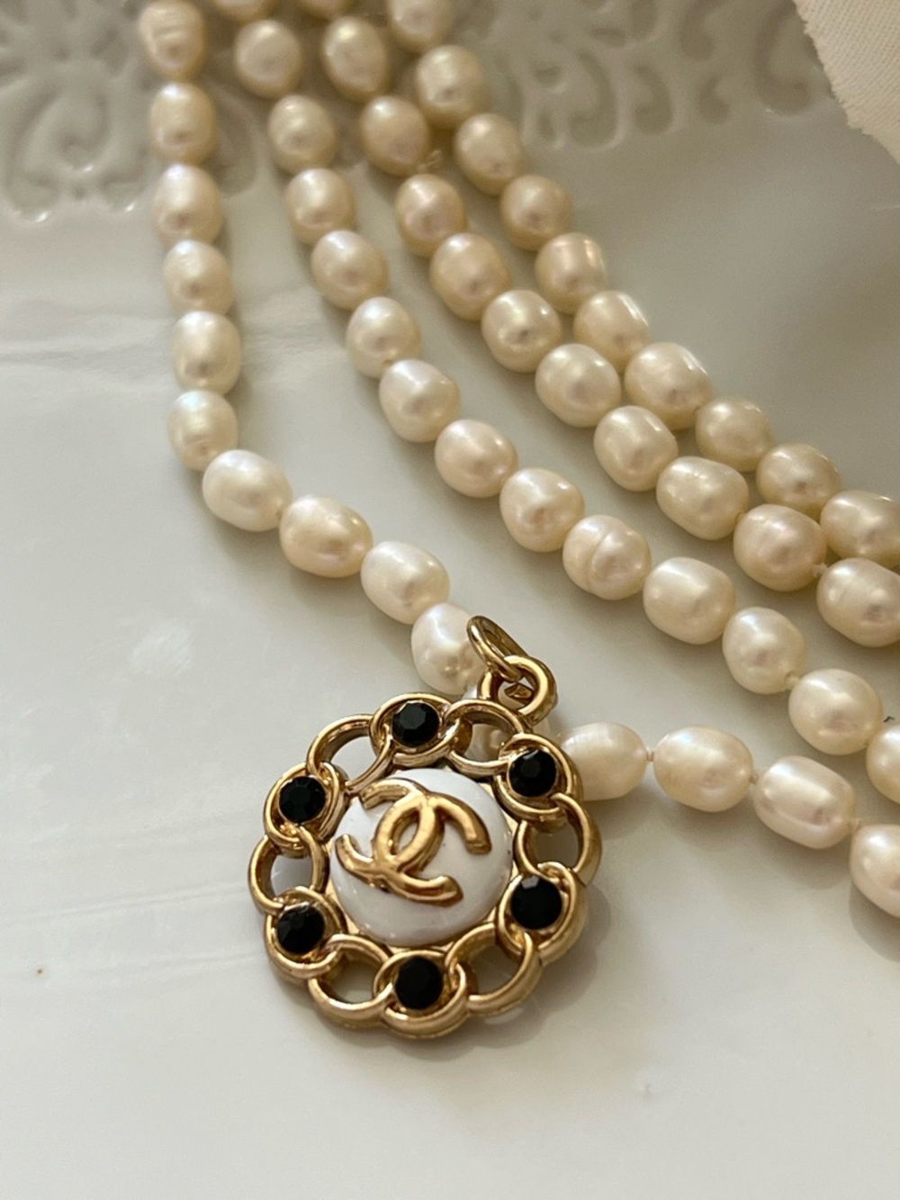Vintage Chanel Button Charm
